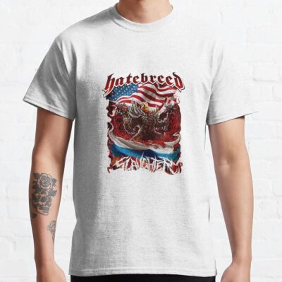 Slaughter To Prevail Hatebreed Worldwide Brutality American Flag T-Shirt Official Hatebreed Merch